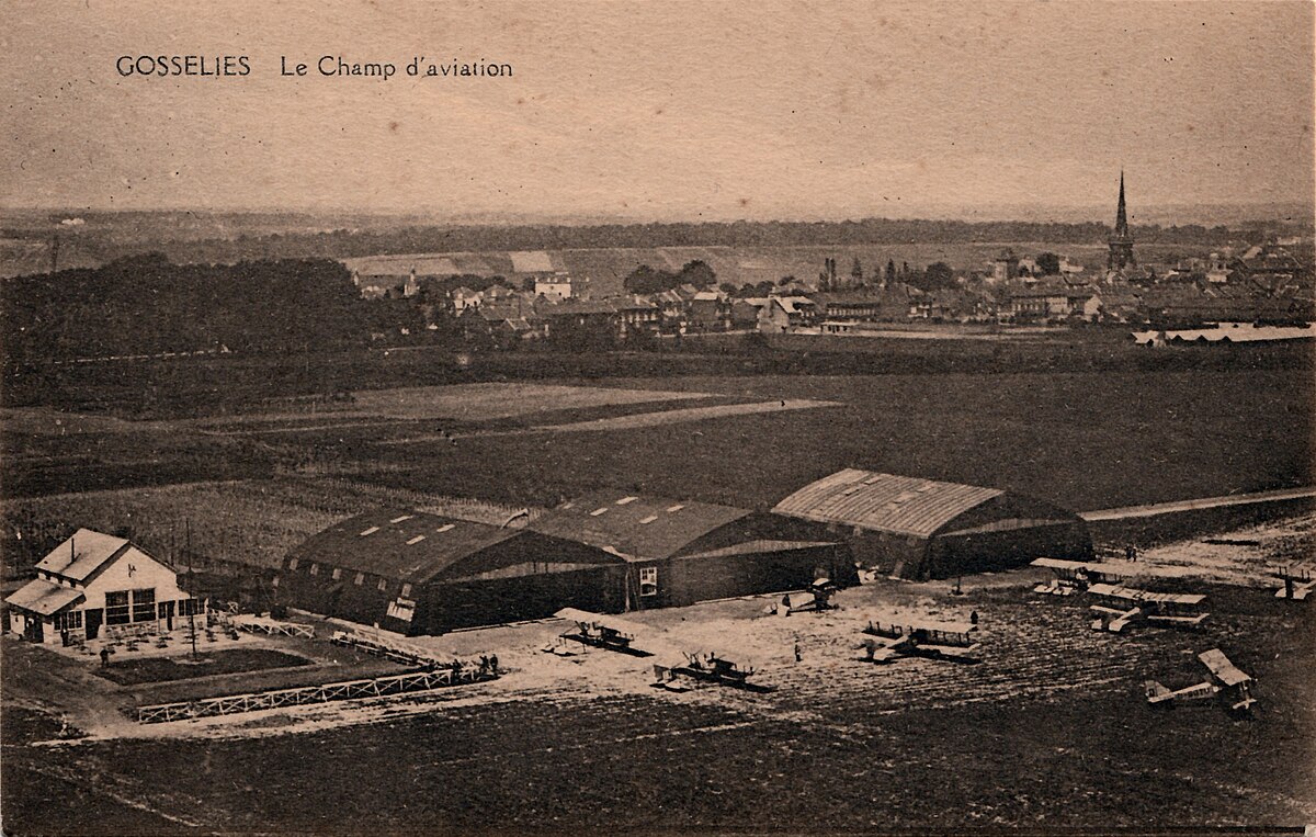 Fernand Jacquet, aérodrome de Gosselies.